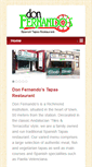 Mobile Screenshot of donfernando.co.uk
